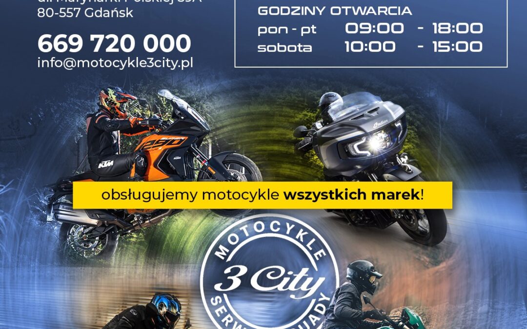 Salon „Motocykle 3City” poszerza ofertę o uznaną markę KMT i zaprasza do kontaktu.